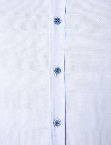 Açık Mavi Slim Fit Uzun Kollu Gömlek - 50203472016