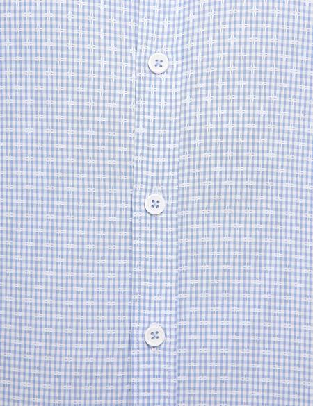 Açık Mavi Slim Fit Uzun Kollu Gömlek - 50203484001