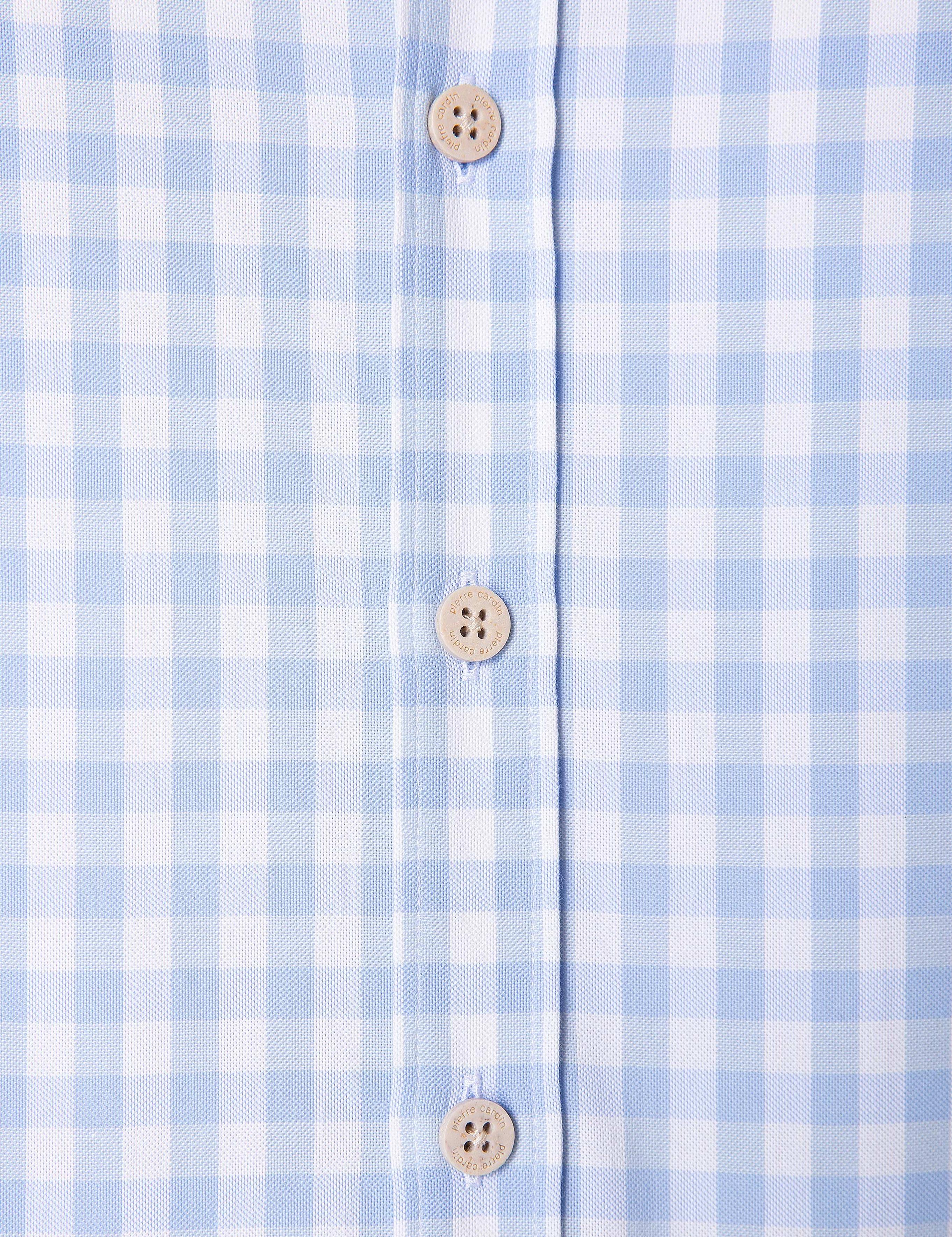 Açık Mavi Slim Fit Uzun Kollu Gömlek