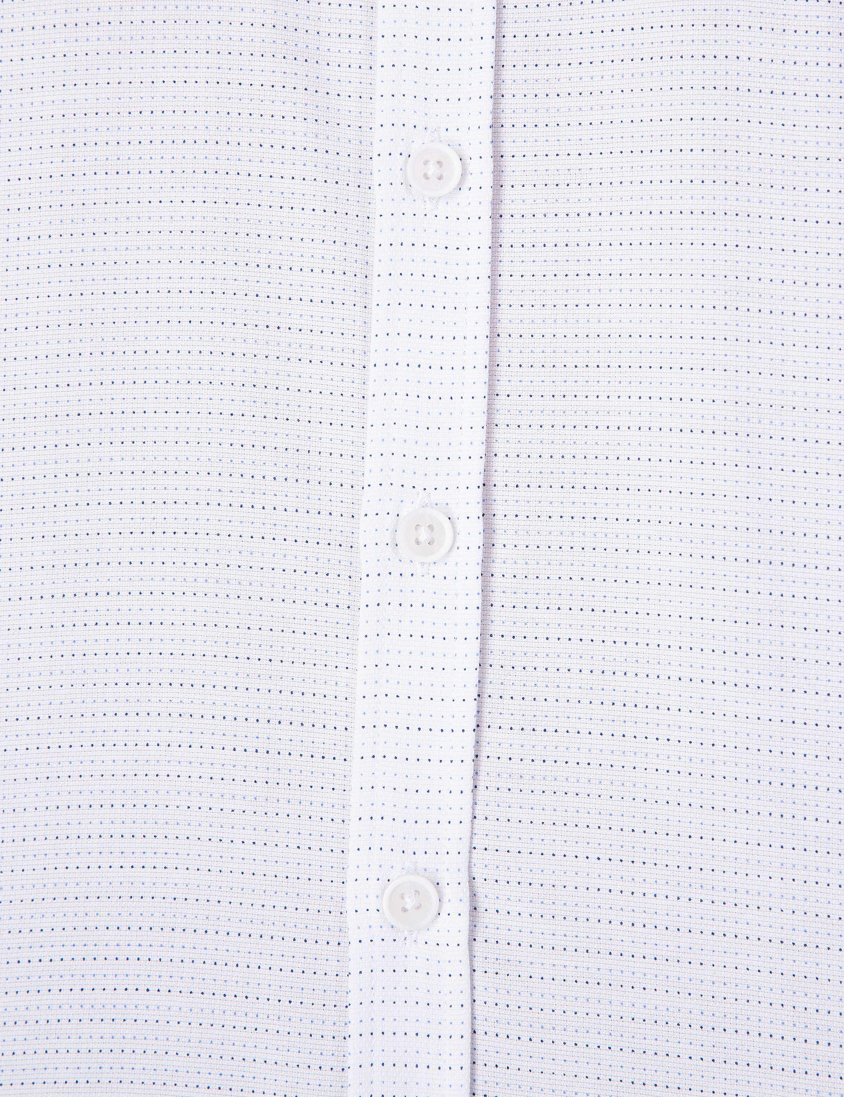 Beyaz Regular Fit Kısa Kollu Gömlek