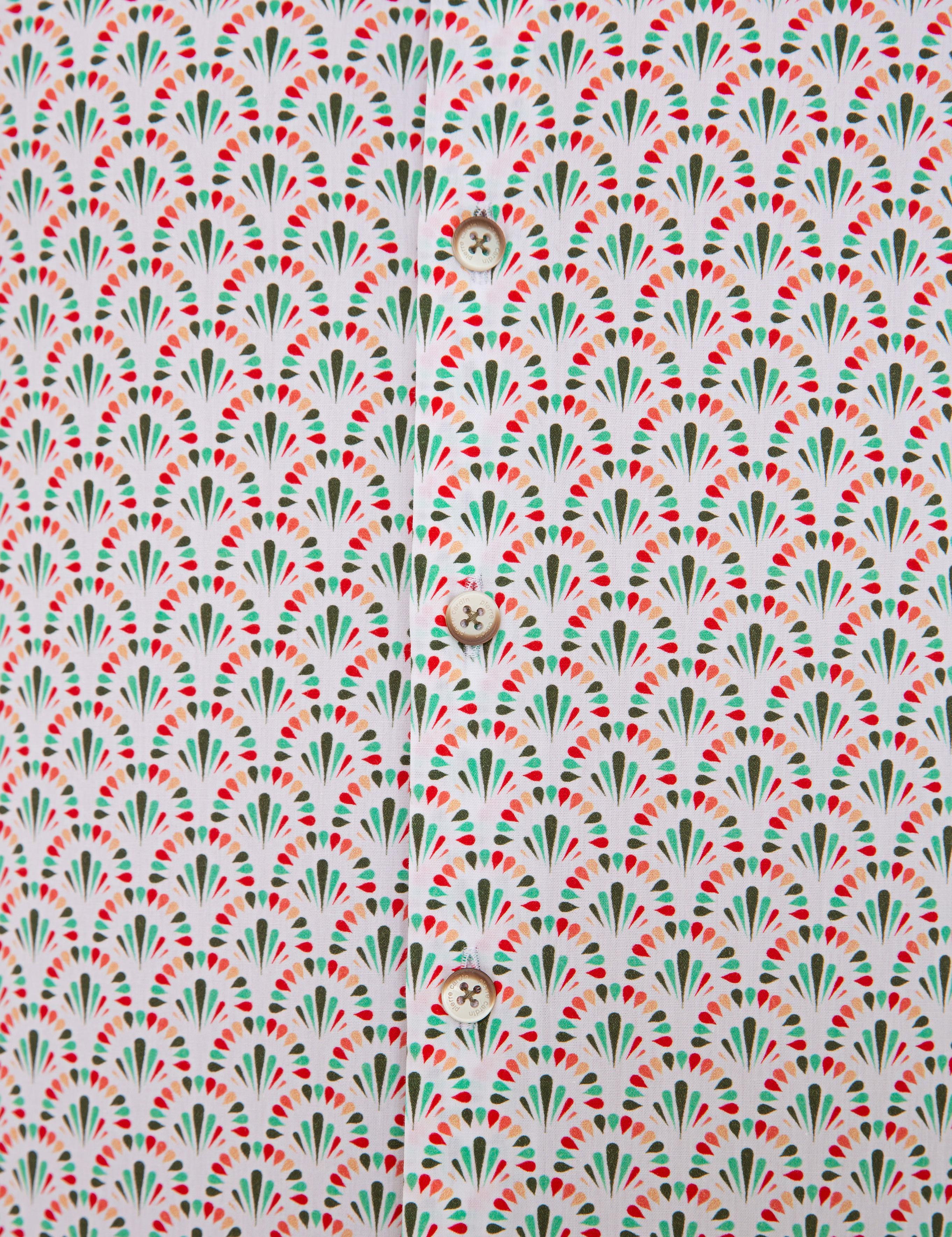 Yeşil Slim Fit Uzun Kollu Gömlek