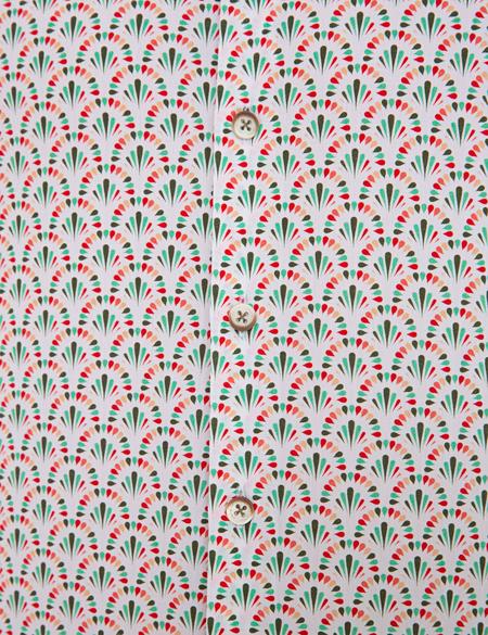 Yeşil Slim Fit Uzun Kollu Gömlek - 50235100012