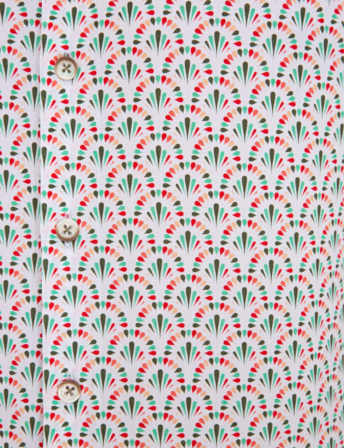 Yeşil Slim Fit Uzun Kollu Gömlek - 50235100012