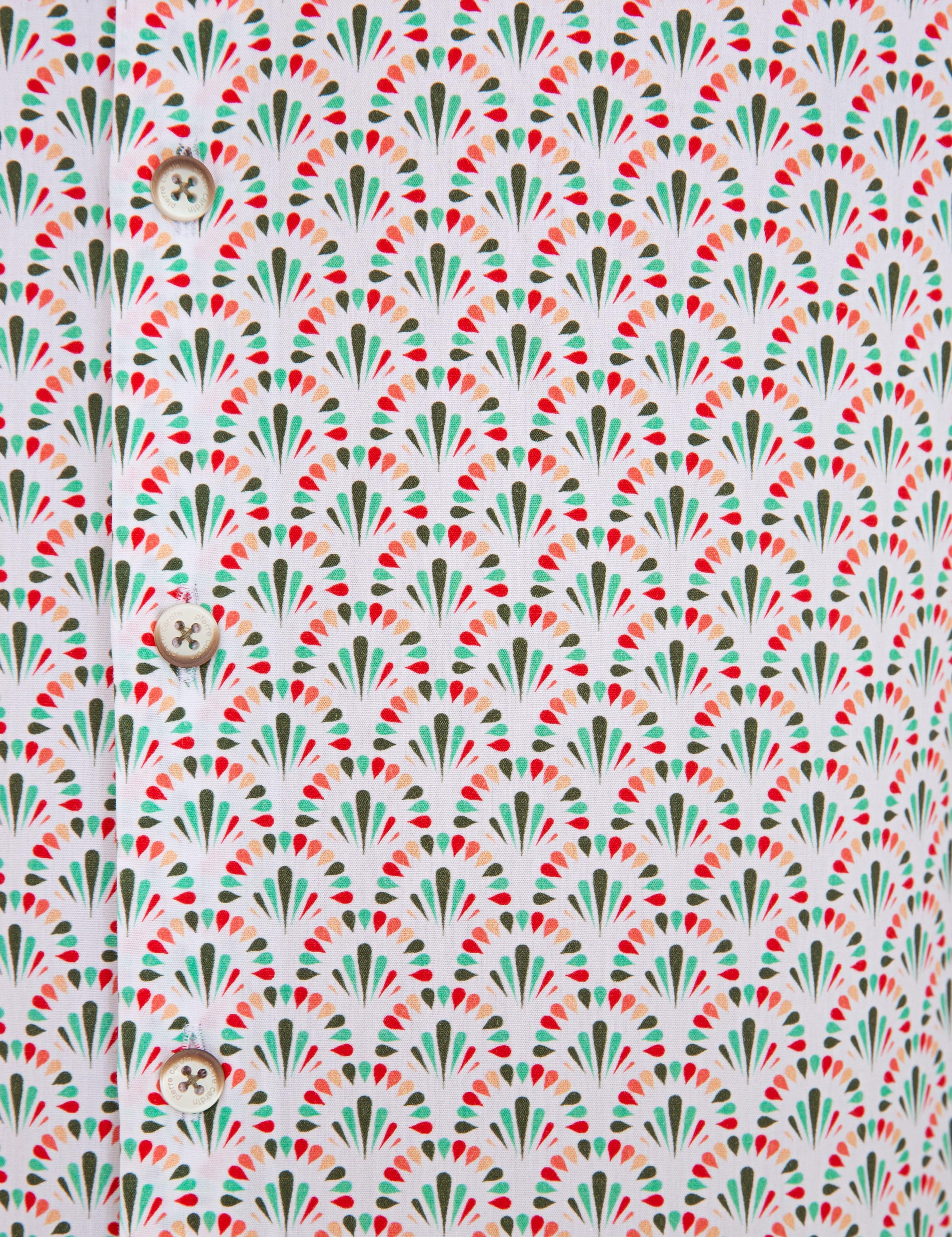 Yeşil Slim Fit Uzun Kollu Gömlek