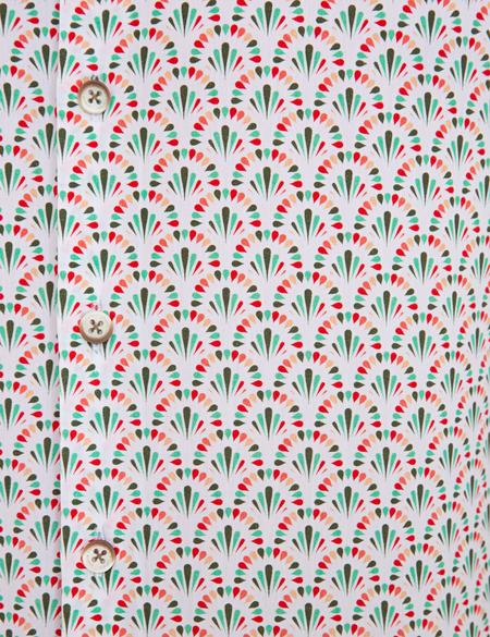 Yeşil Slim Fit Uzun Kollu Gömlek - 50235100012