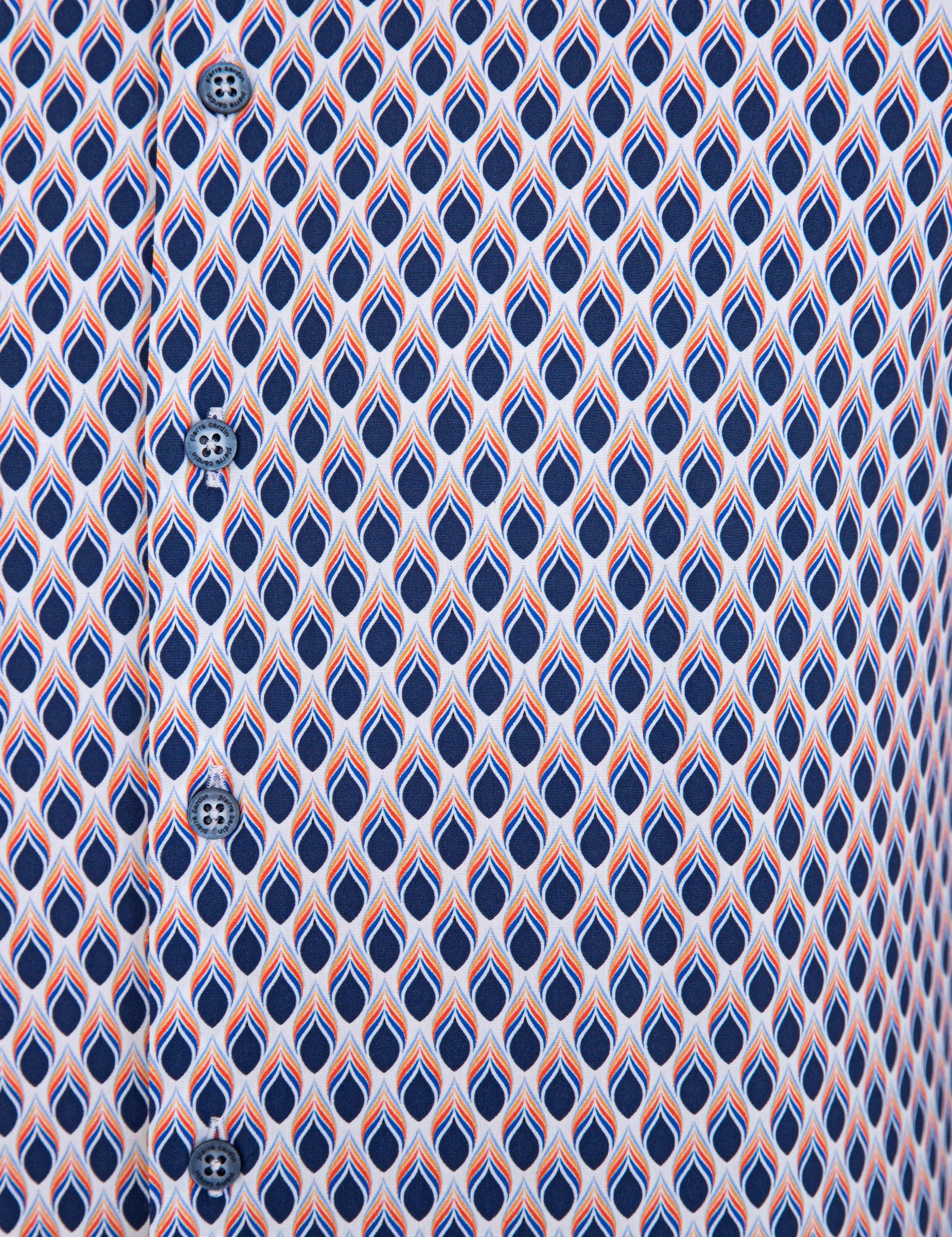 Lacivert Slim Fit Uzun Kollu Gömlek