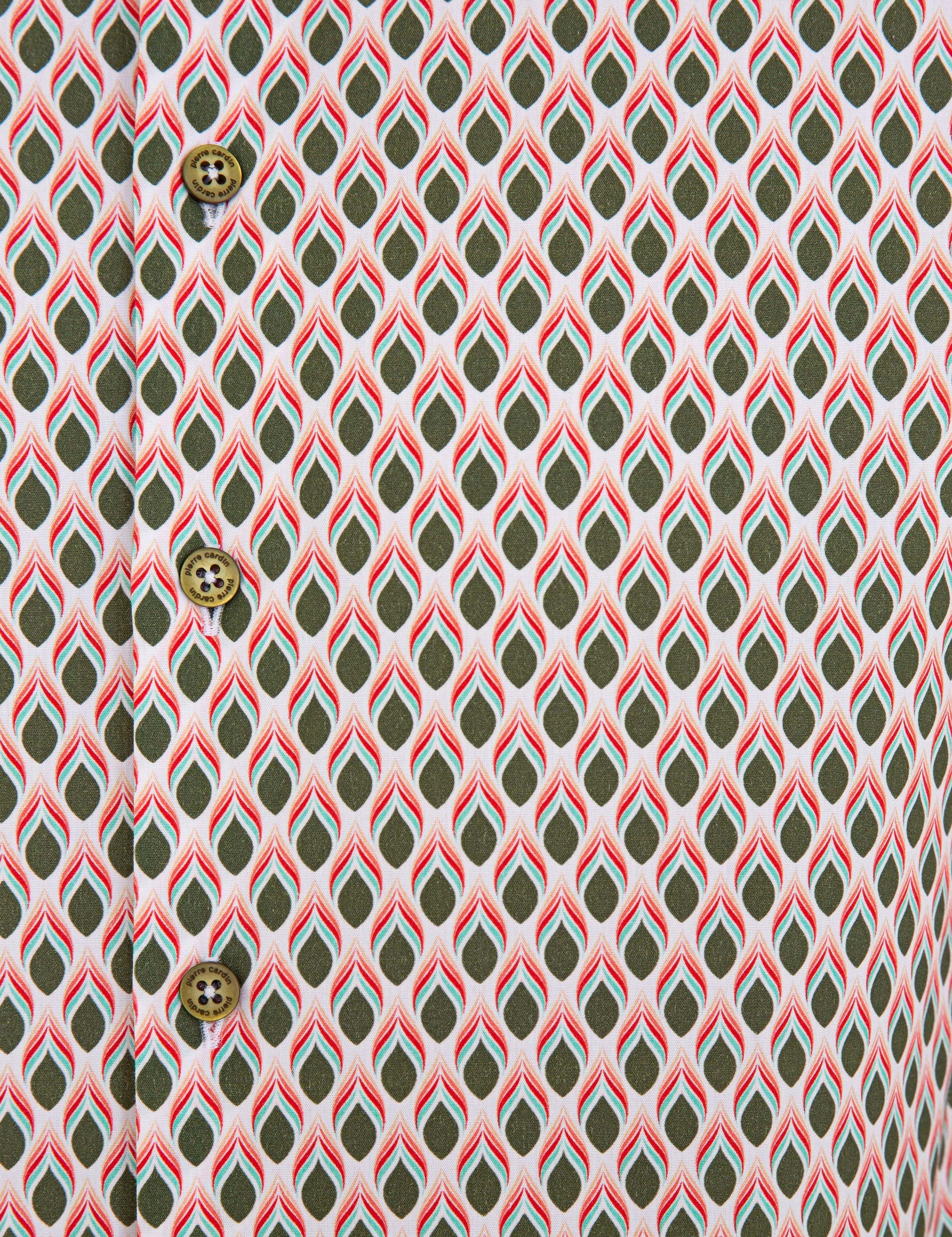 Yeşil Slim Fit Uzun Kollu Gömlek