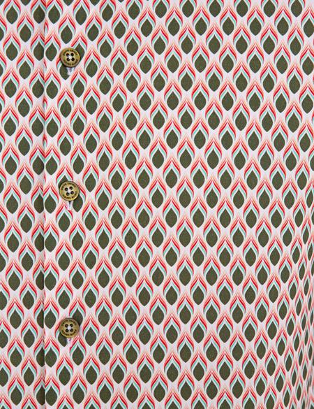 Yeşil Slim Fit Uzun Kollu Gömlek - 50235122014