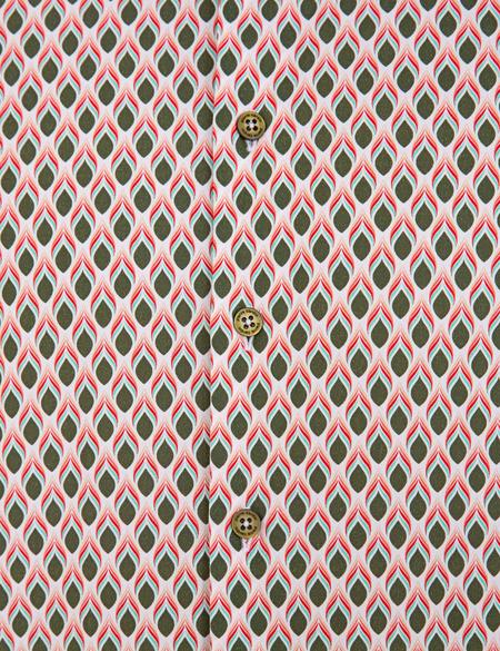 Yeşil Slim Fit Uzun Kollu Gömlek - 50235122014