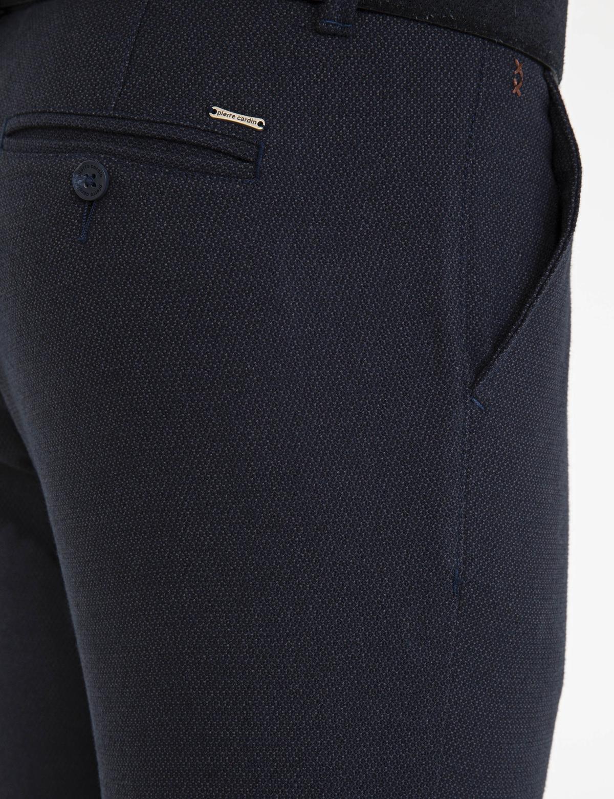 Lacivert Slim Fit Kanvas Pantolon - 50229495022