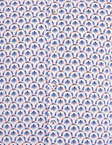 Lacivert Slim Fit Uzun Kollu Gömlek