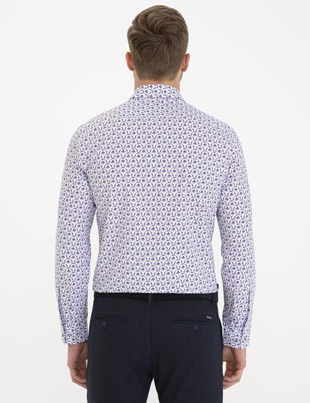 Lacivert Slim Fit Uzun Kollu Gömlek - 50235100001