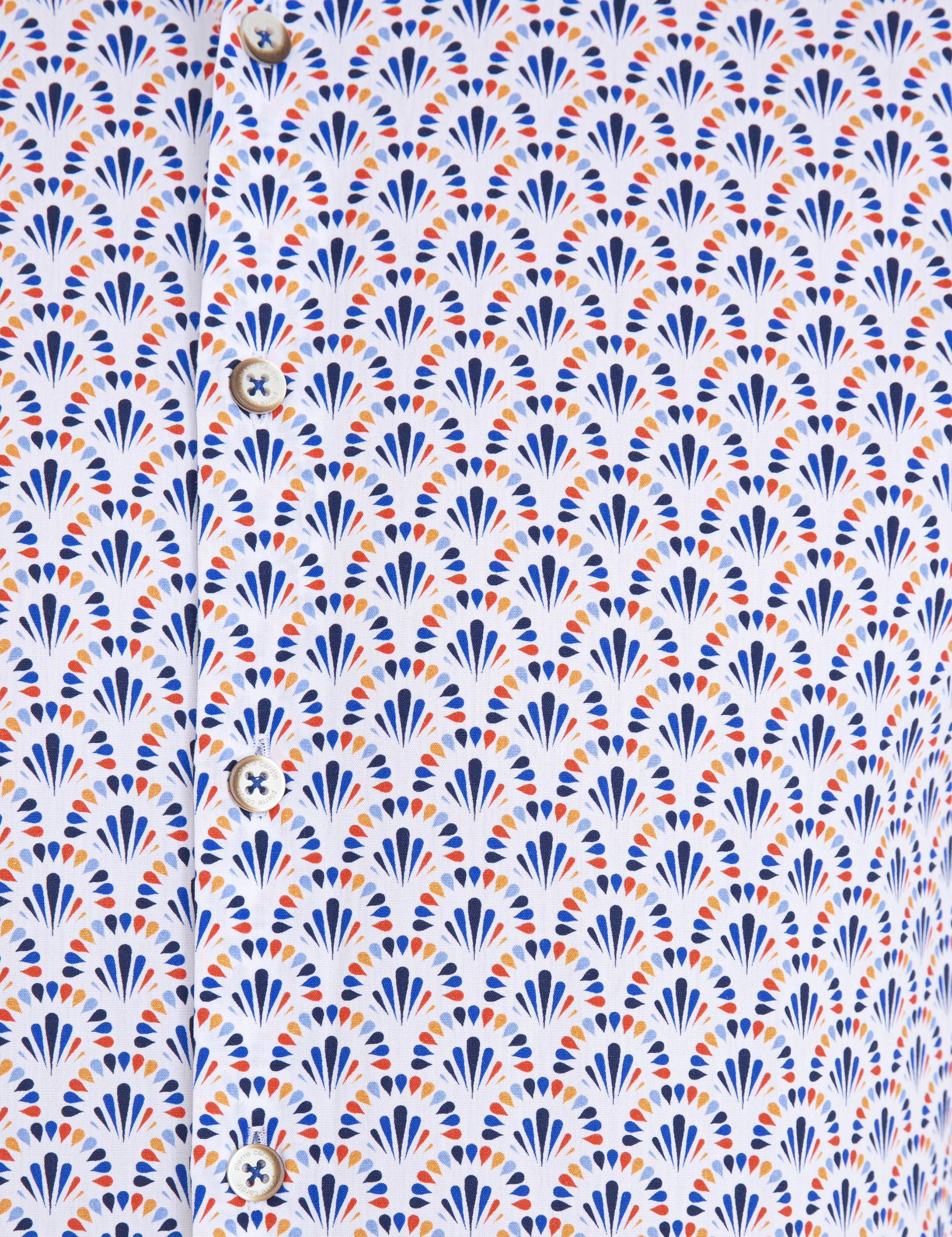 Lacivert Slim Fit Uzun Kollu Gömlek