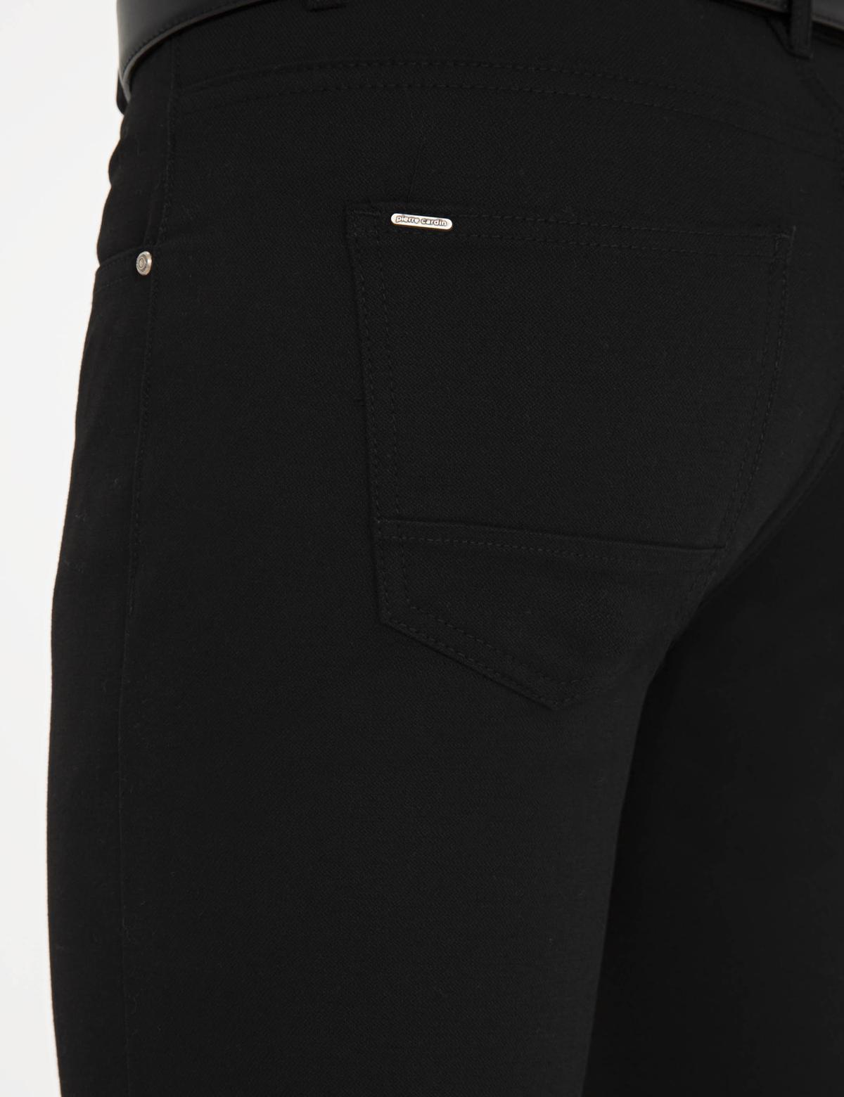 Siyah Slim Fit Kanvas Pantolon - 50227135098