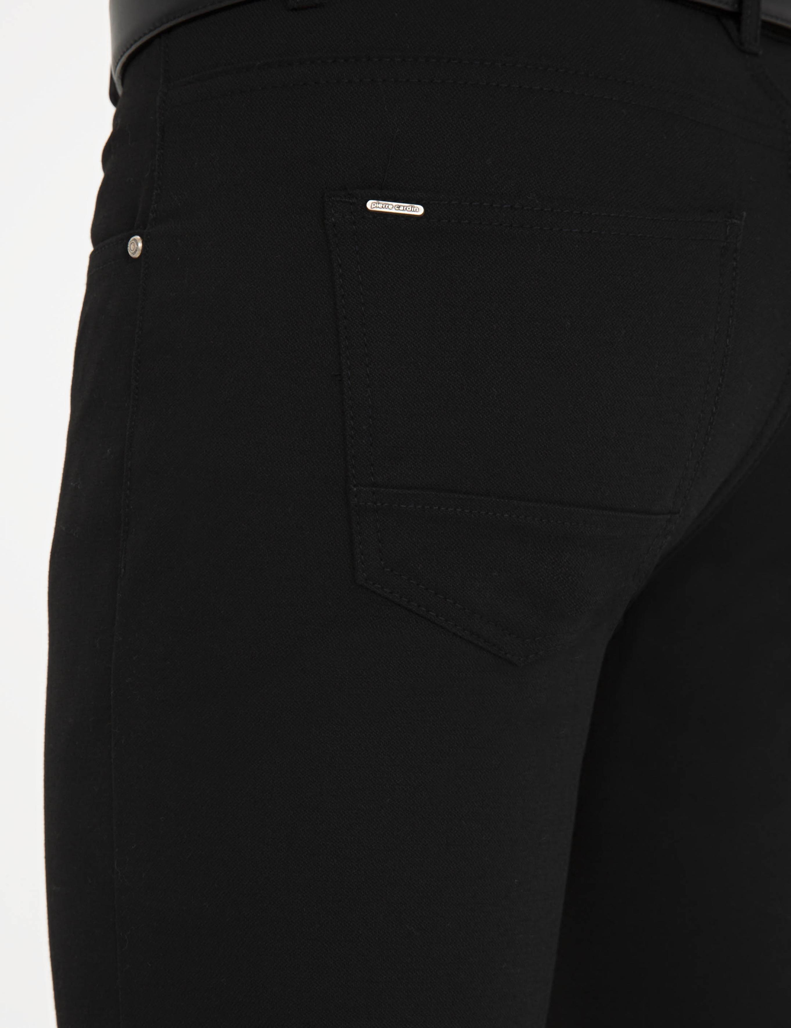 Siyah Slim Fit Kanvas Pantolon