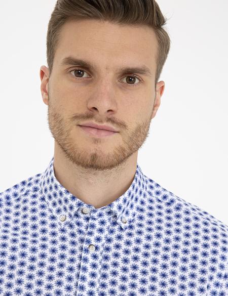 Lacivert Slim Fit Uzun Kollu Gömlek - 50232969001