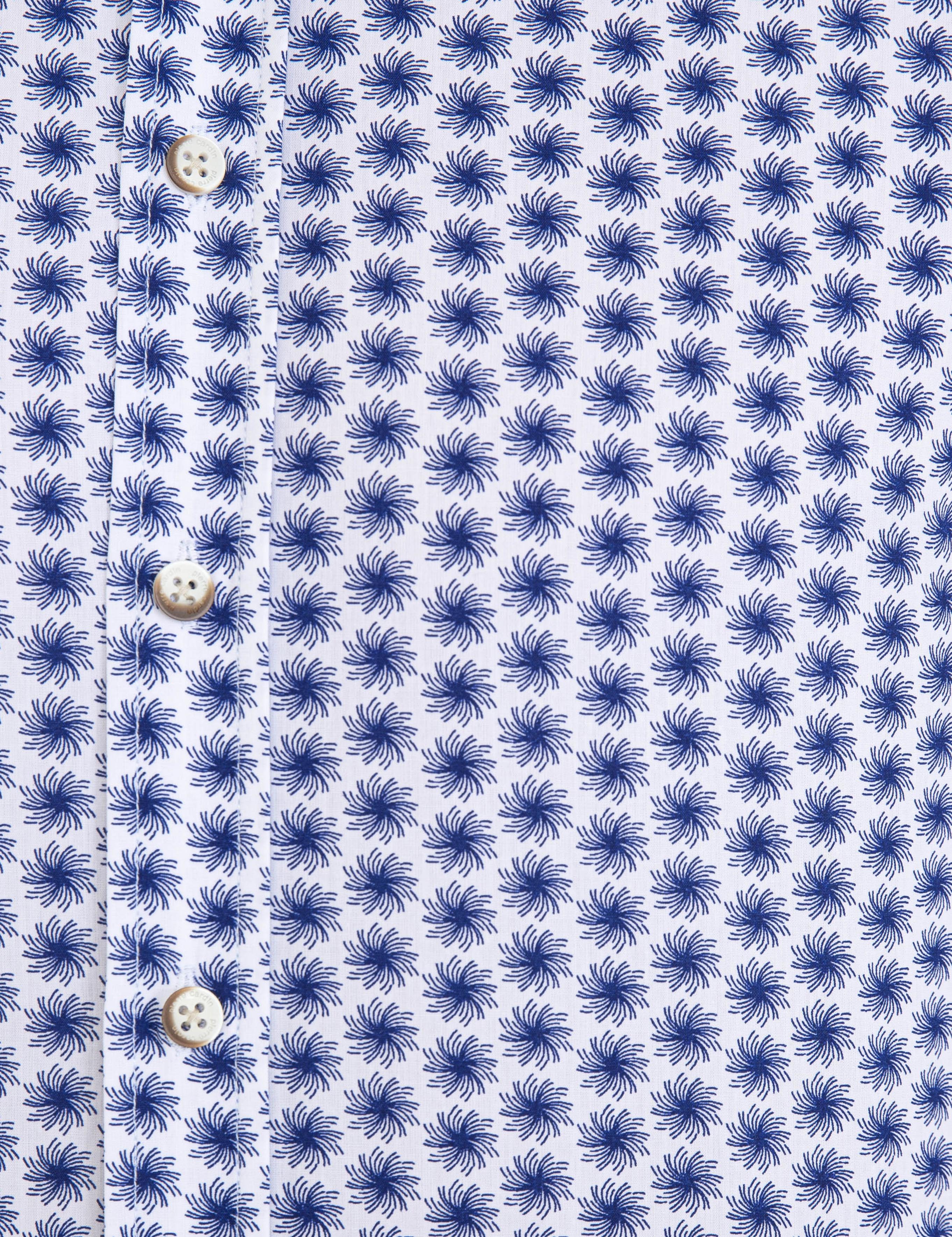 Lacivert Slim Fit Uzun Kollu Gömlek