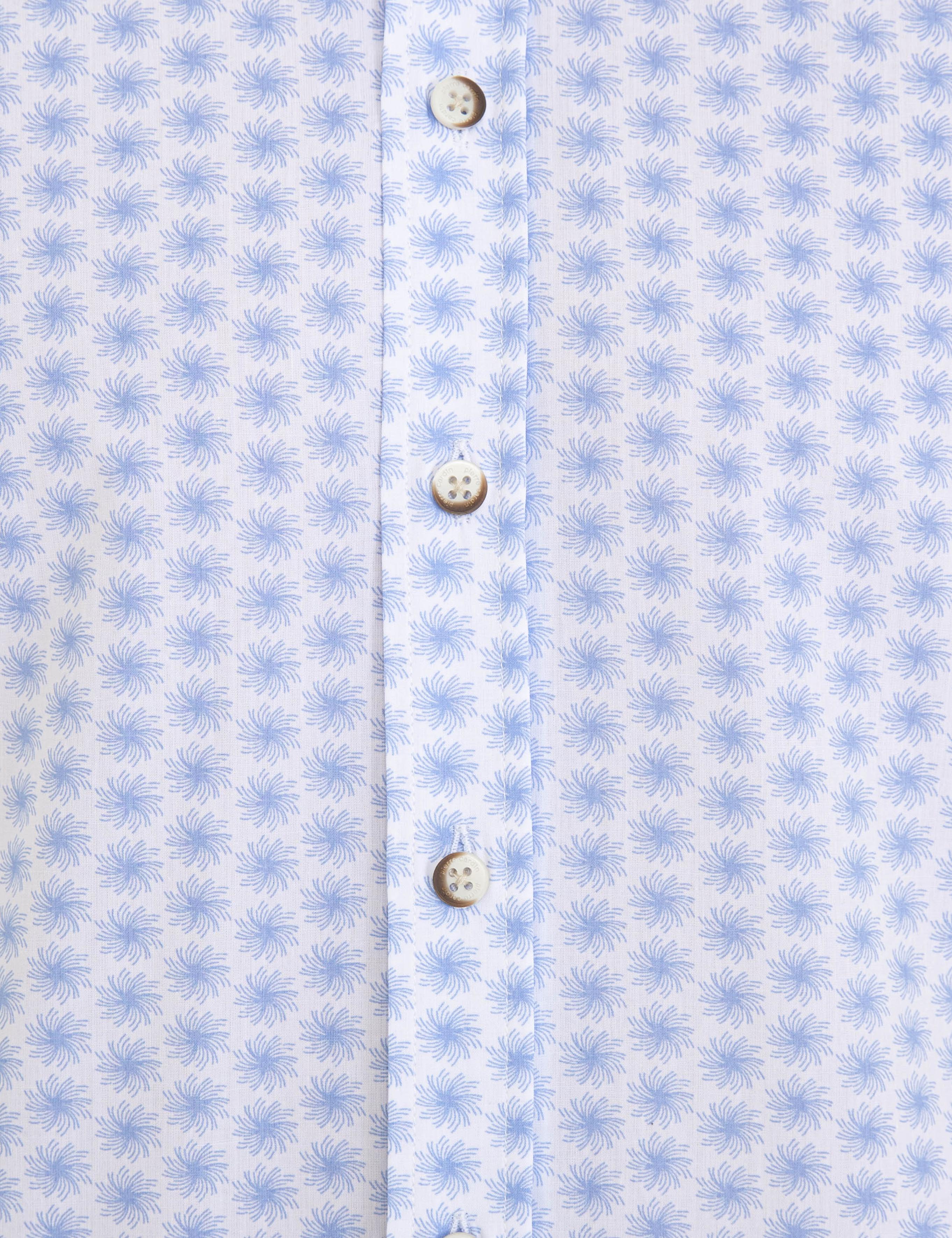 Açık Mavi Slim Fit Uzun Kollu Gömlek