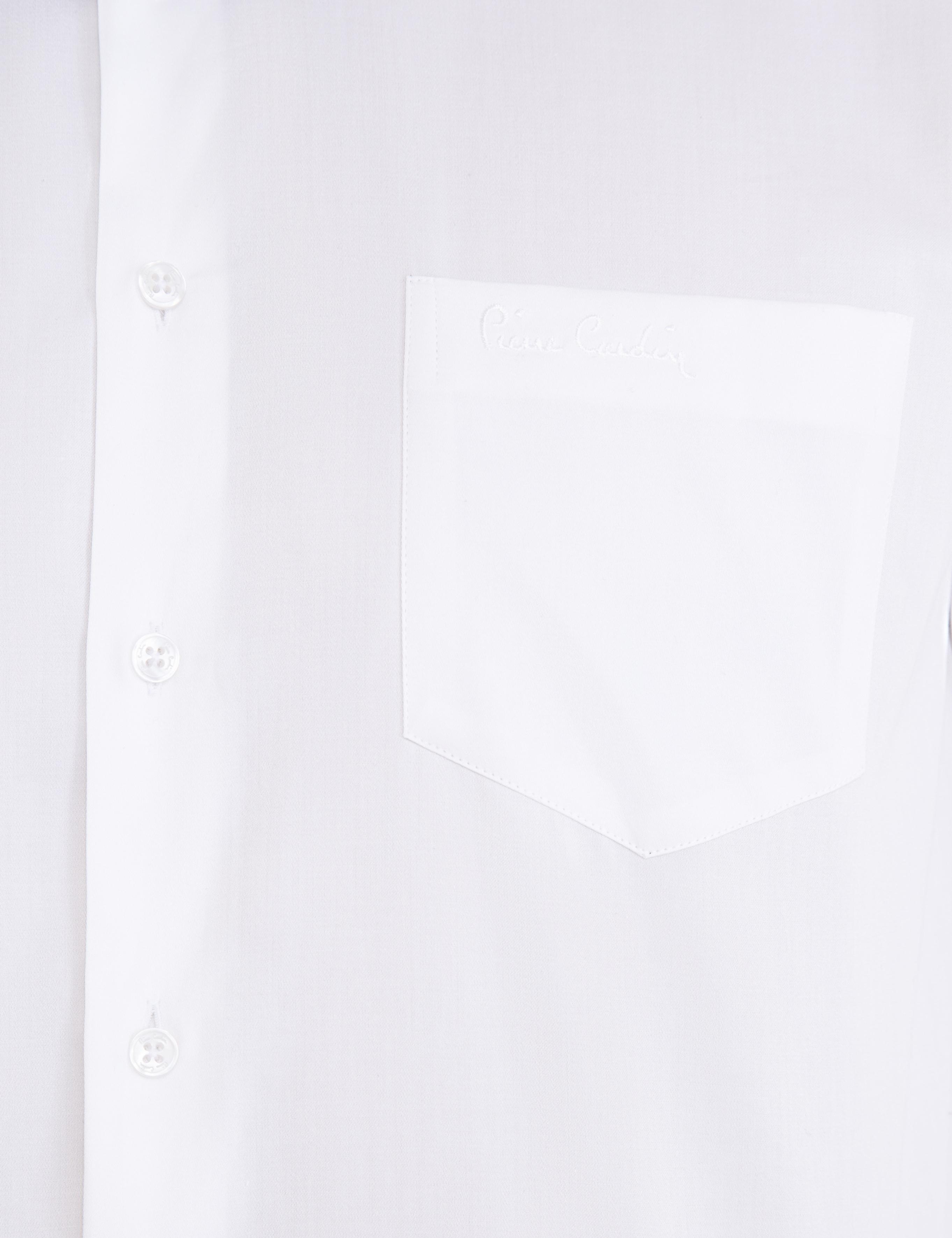 Beyaz Regular Fit Uzun Kollu Basic Gömlek