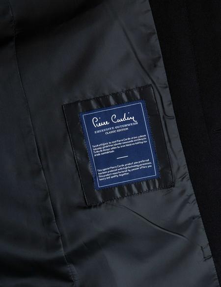 Siyah Slim Fit Palto - 50196135003