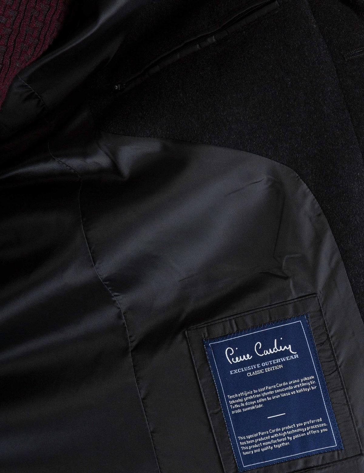 Antrasit Slim Fit Palto - 50196135020