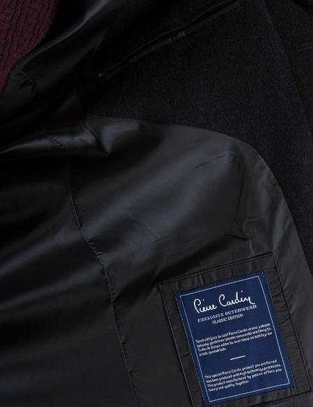 Antrasit Slim Fit Palto - 50196135020