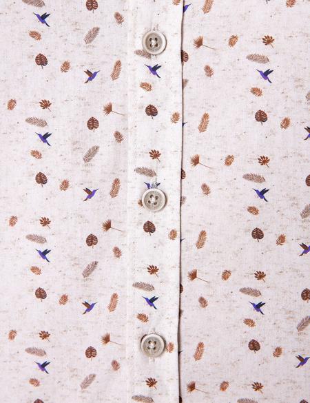 Bej Slim Fit Gömlek - 50203561008