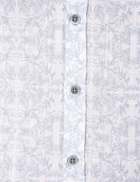 Açık Gri Slim Fit Uzun Kollu Gömlek - 50203562014