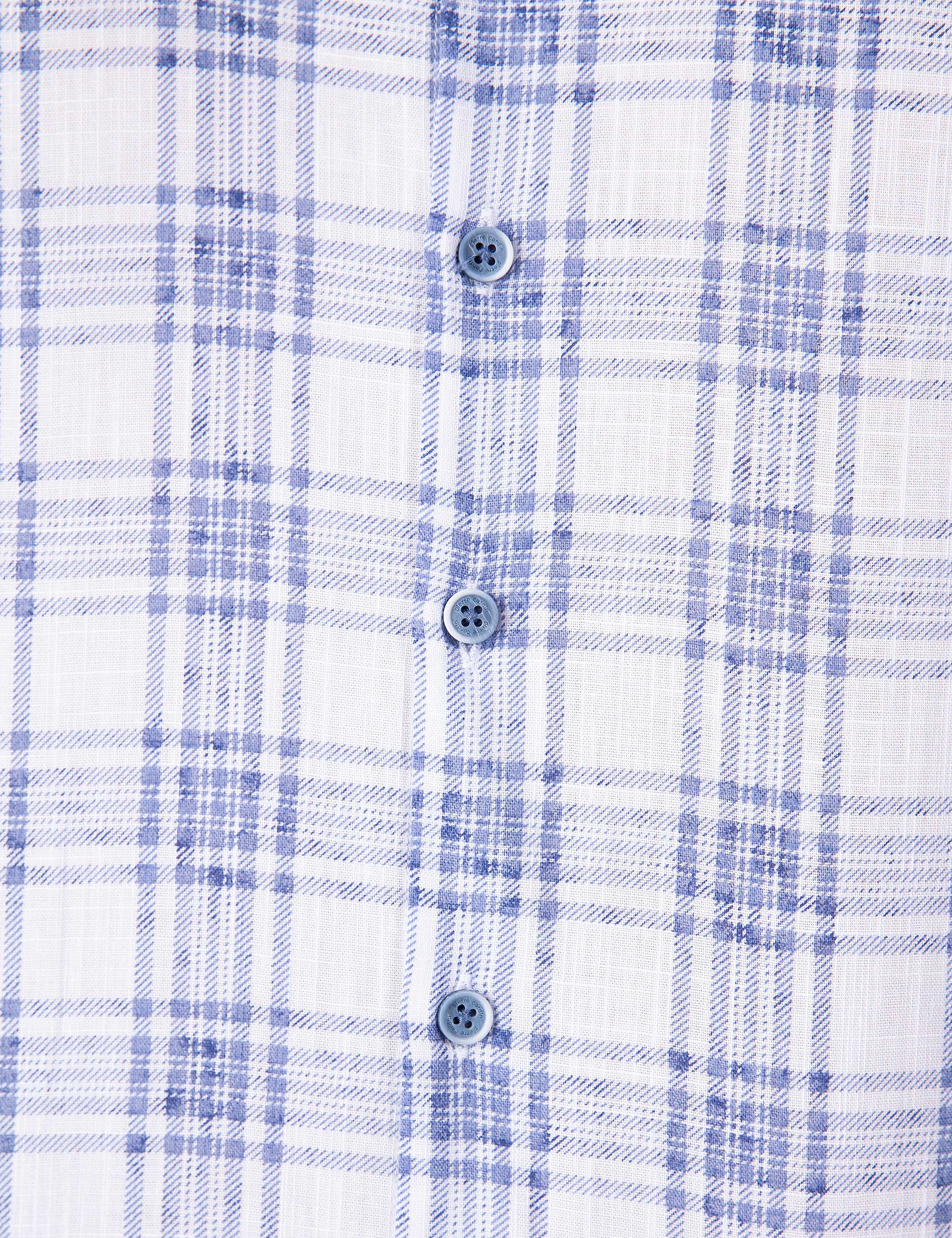 Mavi Slim Fit Uzun Kollu Gömlek - Image 6
