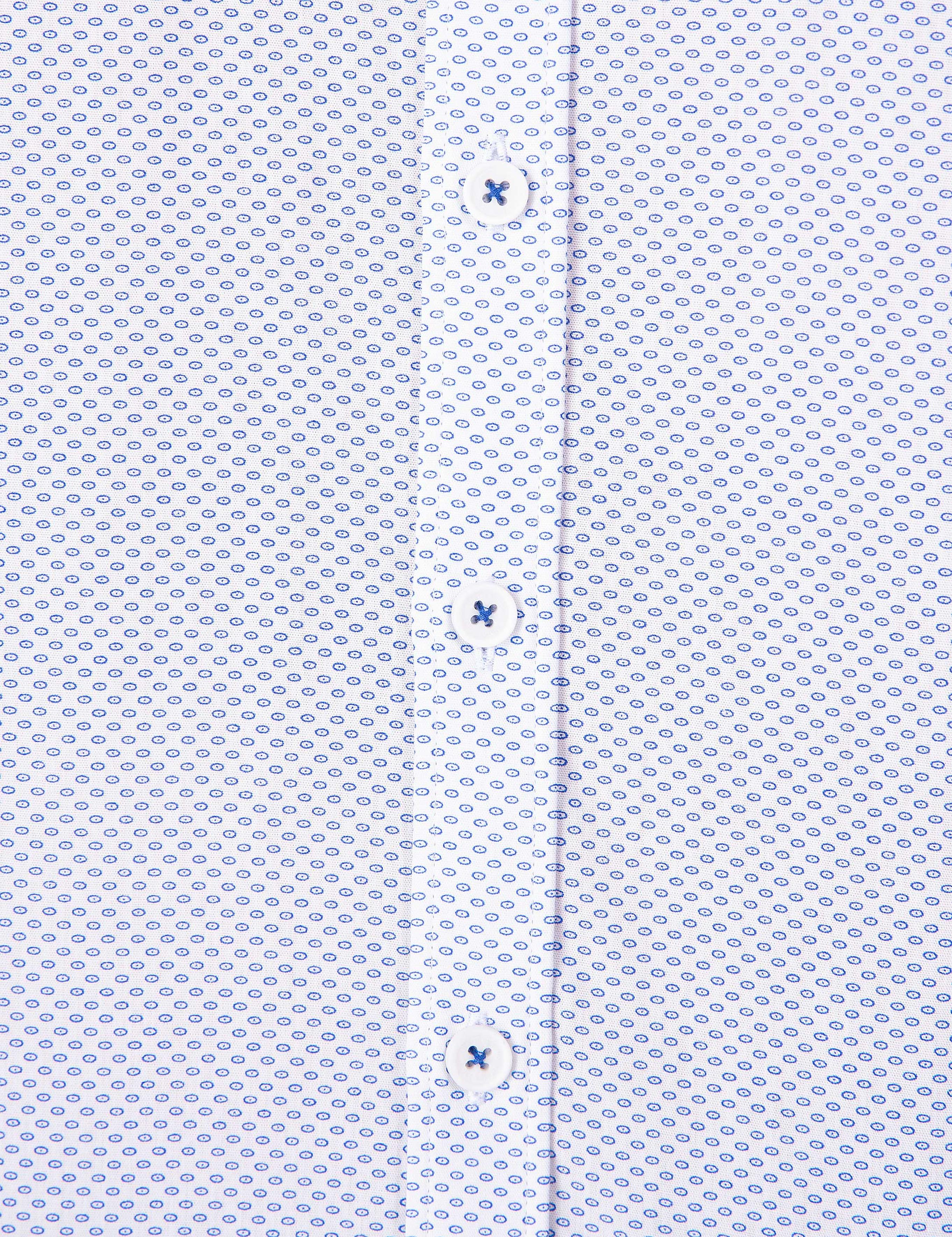 Beyaz Regular Fit Kısa Kollu Gömlek