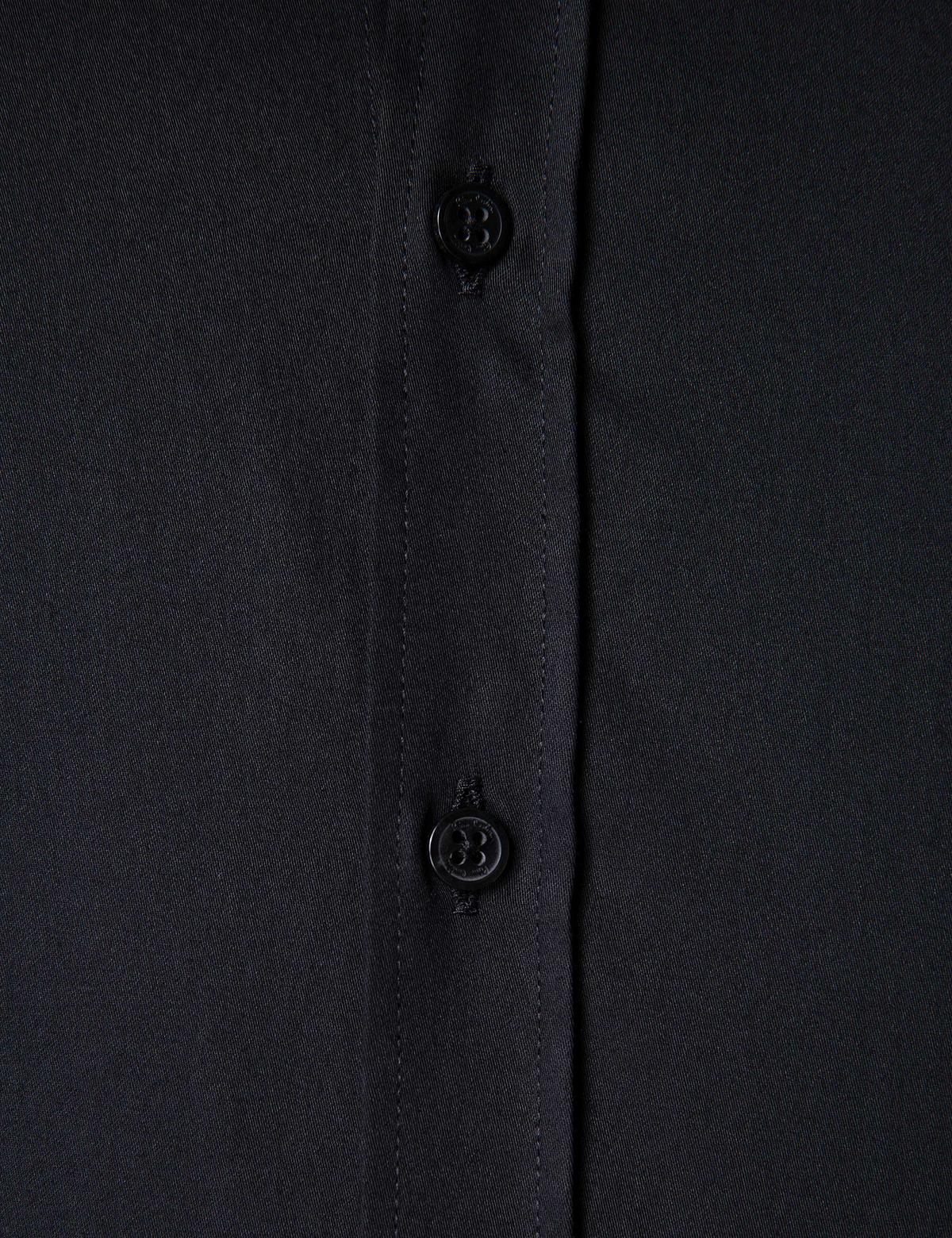 Siyah Slim Fit Basic Gömlek - 50204547011