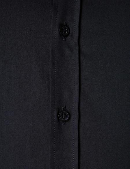 Siyah Slim Fit Basic Gömlek - 50204547011