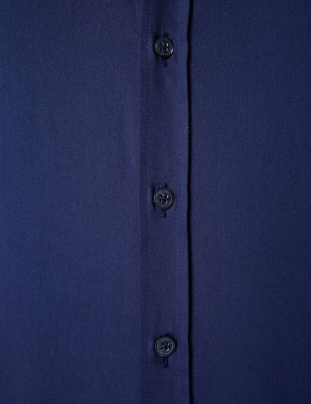 Lacivert Slim Fit Basic Gömlek - 50204547028