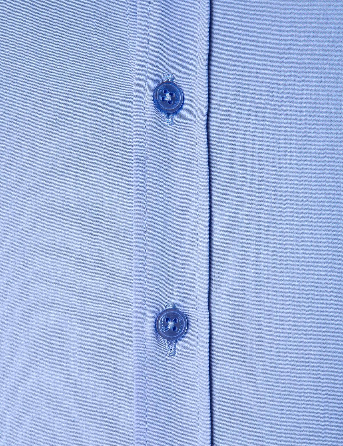 Koyu Mavi Slim Fit Uzun Kollu Basic Gömlek - 50204547037