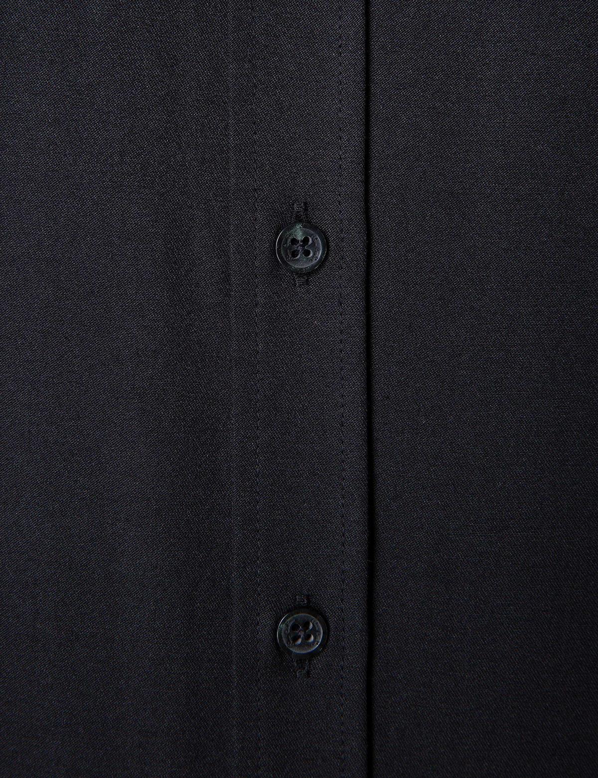 Siyah Regular Fit Basic Gömlek - 50204564014