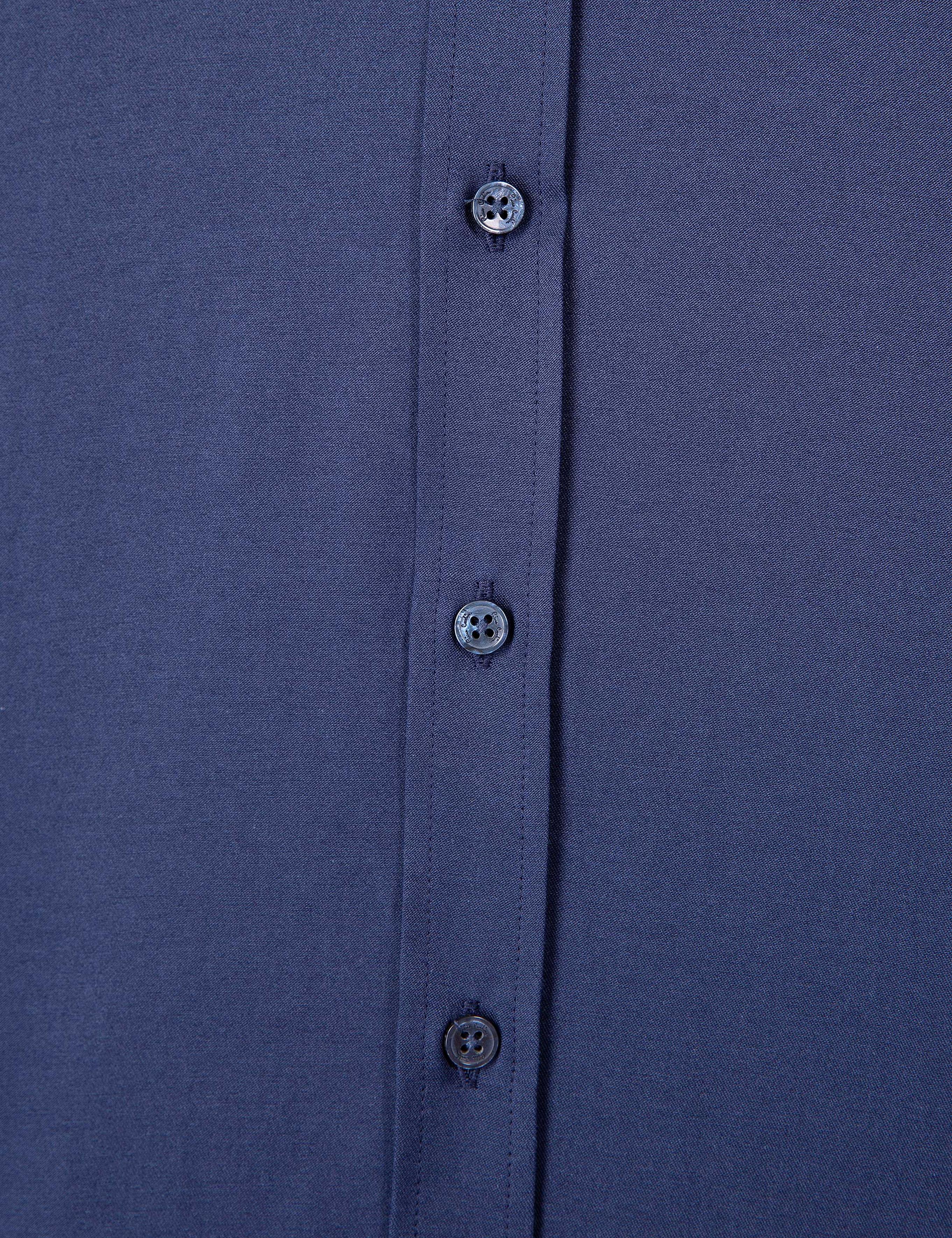 Lacivert Regular Fit Klasik Gömlek