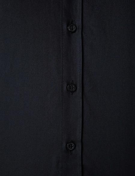 Siyah Slim Fit Uzun Kollu Basic Gömlek - 50204566013