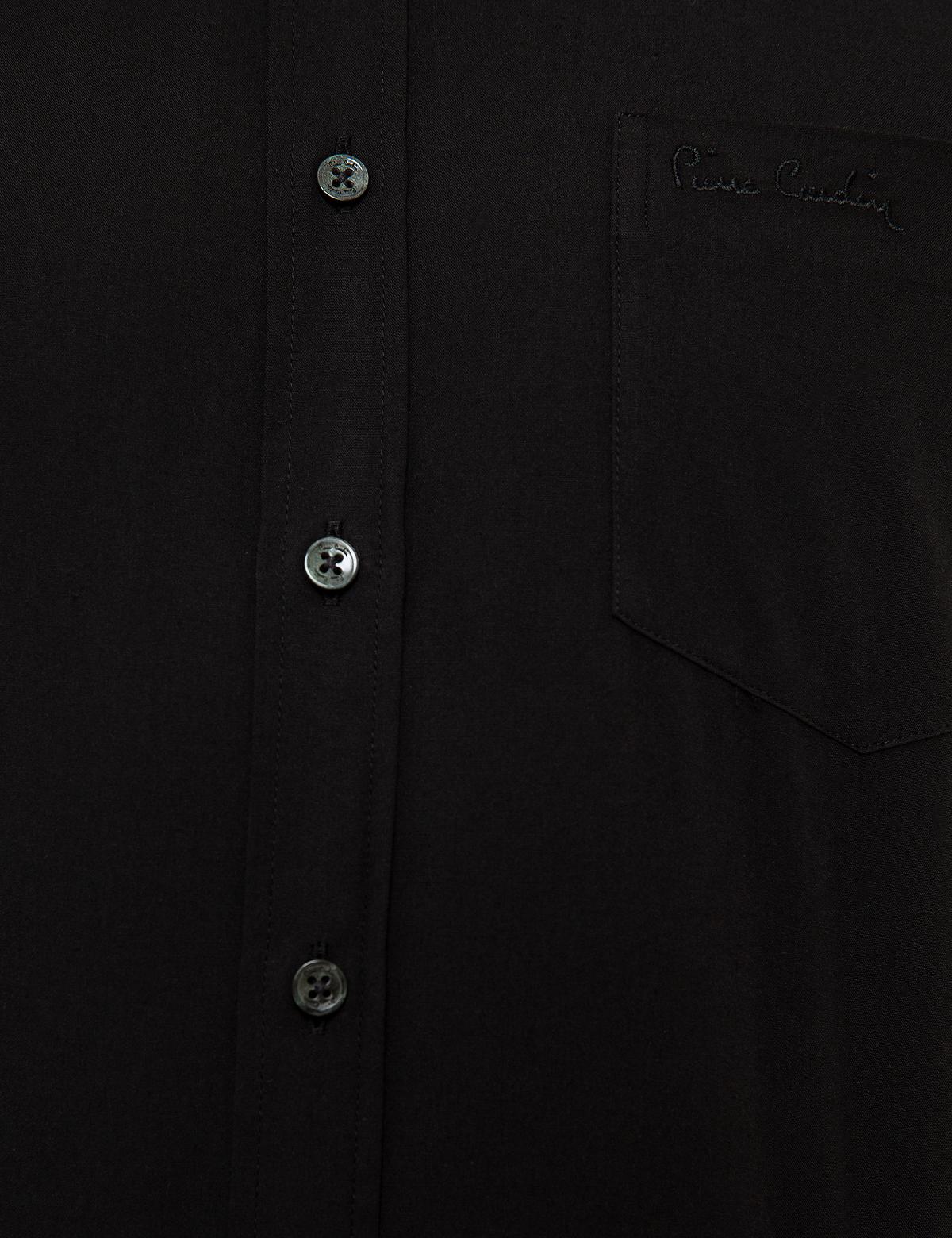 Siyah Regular Fit Kısa Kollu Gömlek - 50204595021