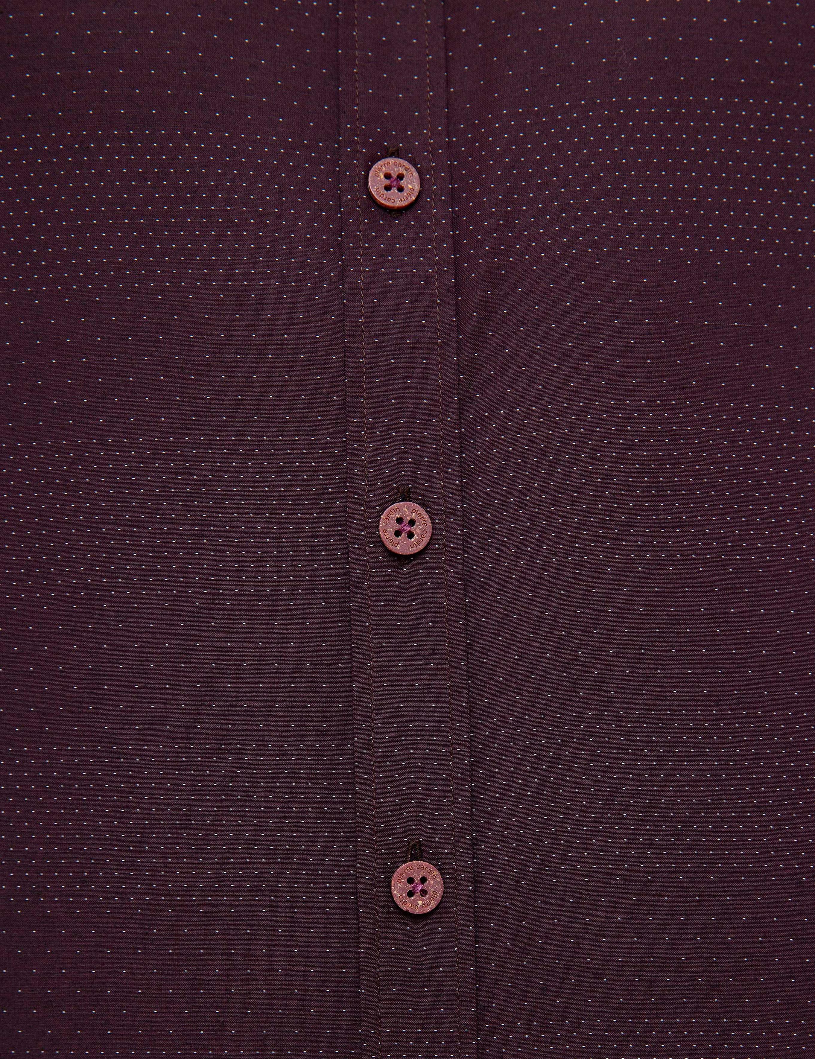 Bordo Slim Fit Gömlek