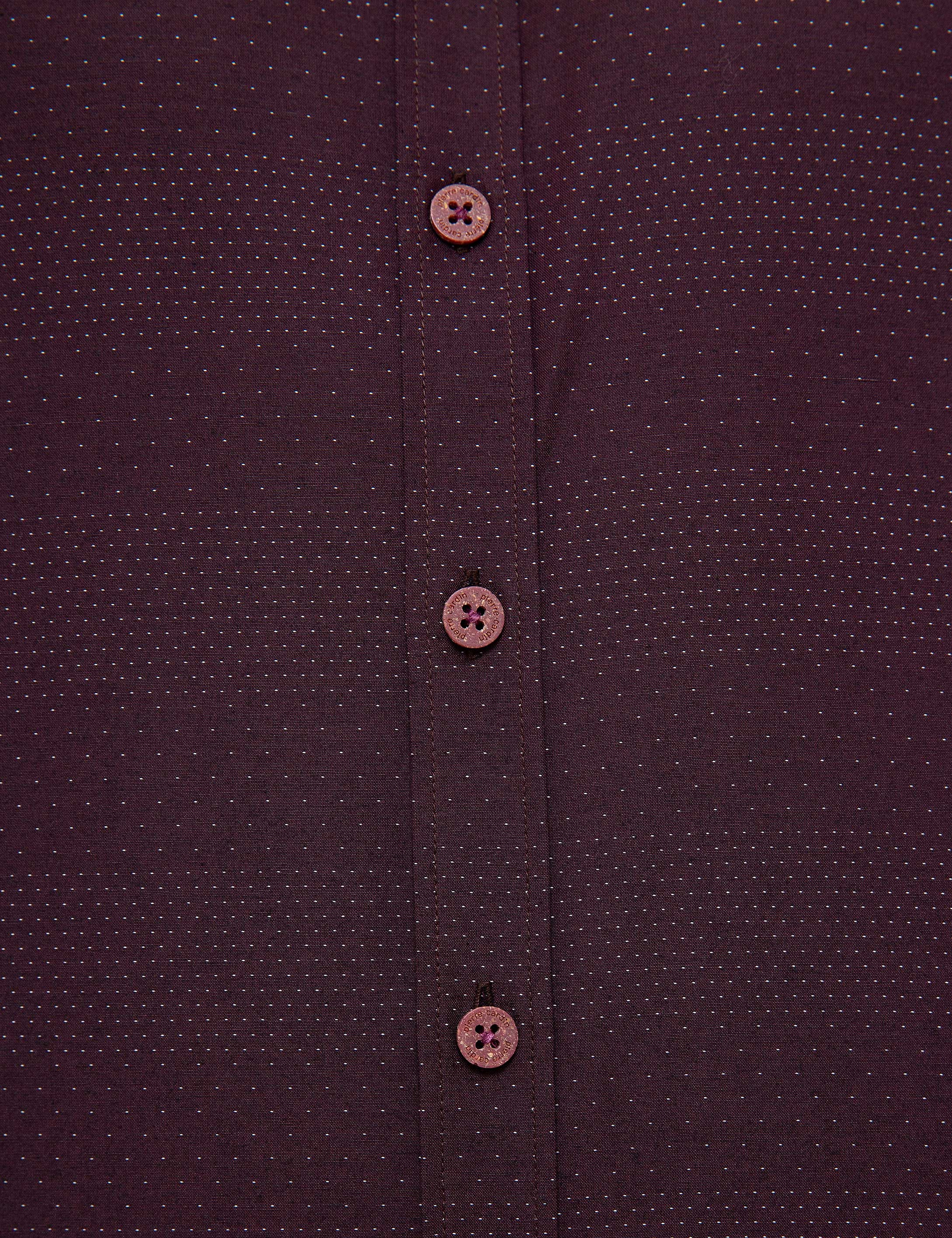 Bordo Slim Fit Gömlek - Image 6