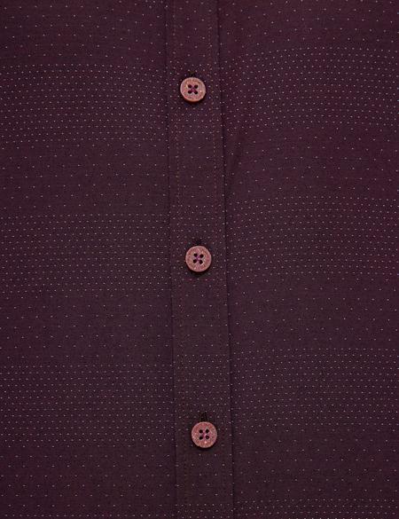 Bordo Slim Fit Gömlek - 50204616035