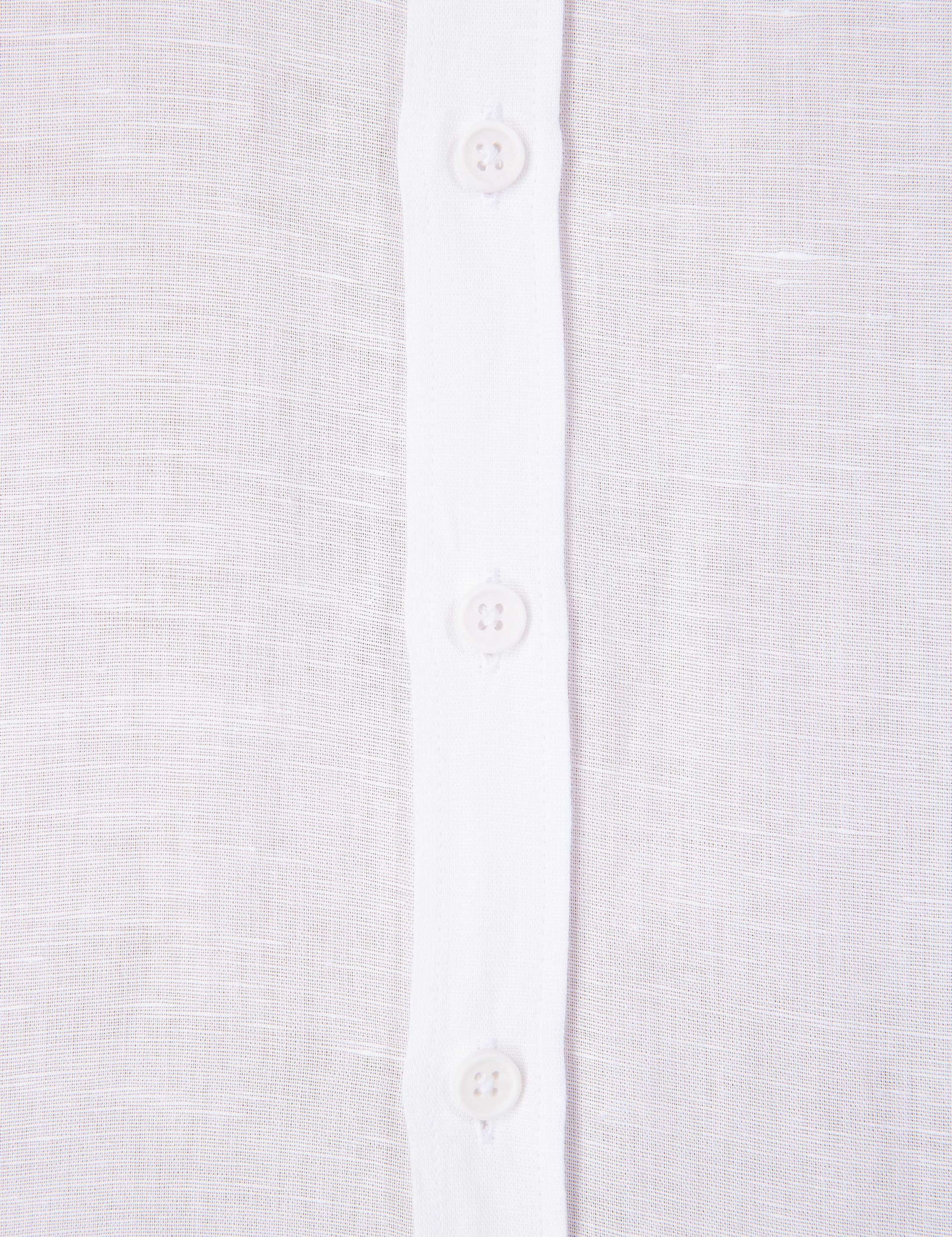 Beyaz Slim Fit Kısa Kollu Gömlek - Image 6