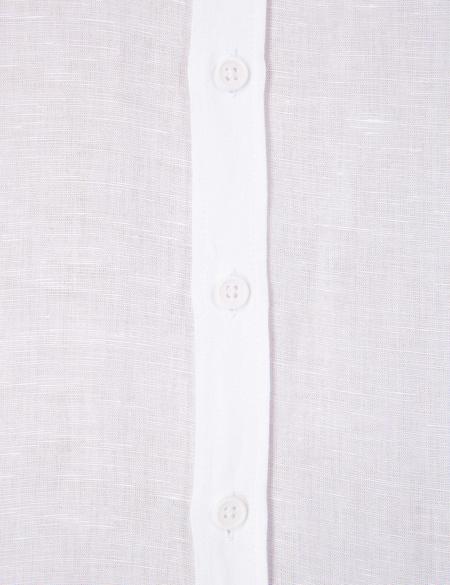 Beyaz Slim Fit Kısa Kollu Gömlek - 50204624069