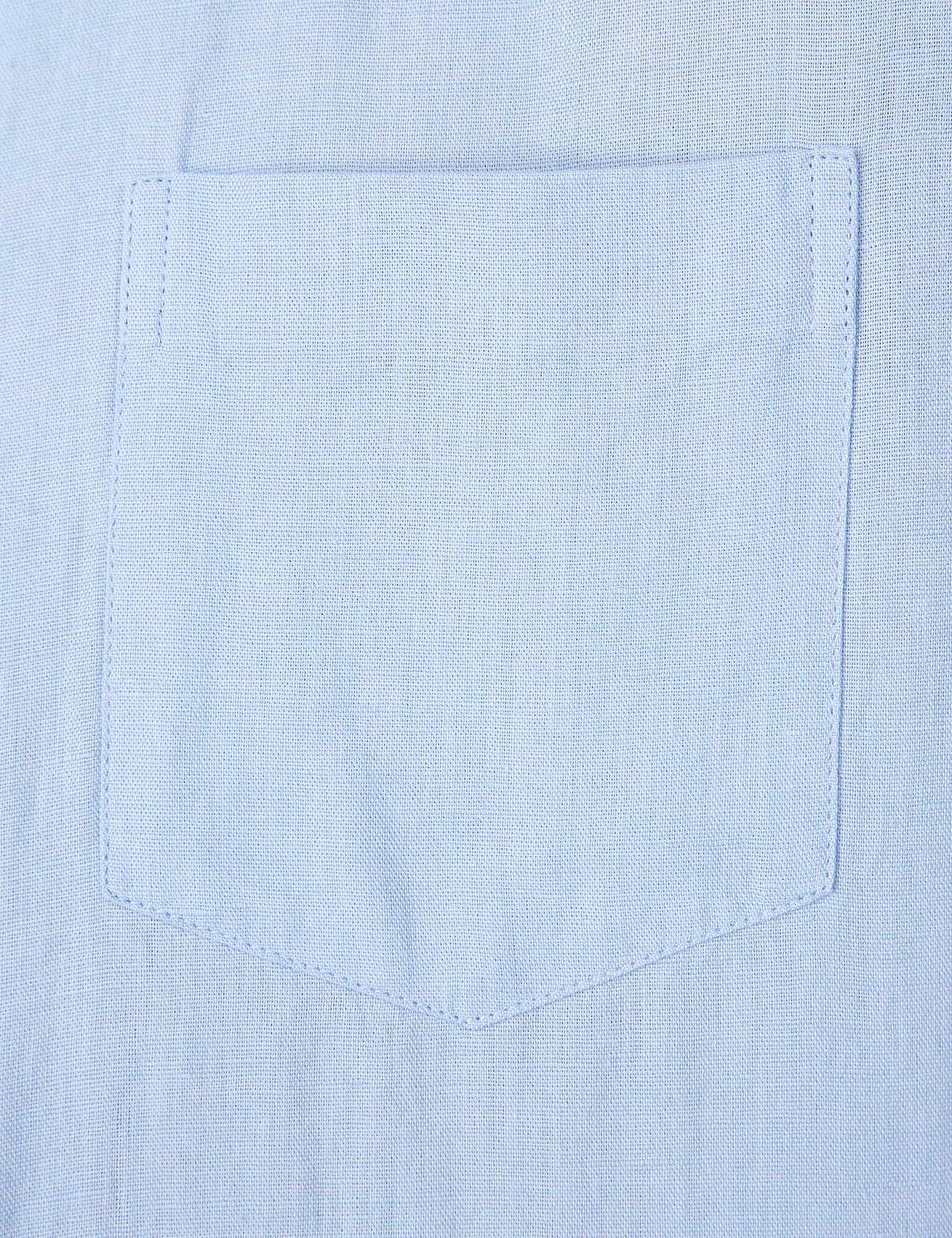 Açık Mavi Slim Fit Kısa Kollu Gömlek - 50204624103