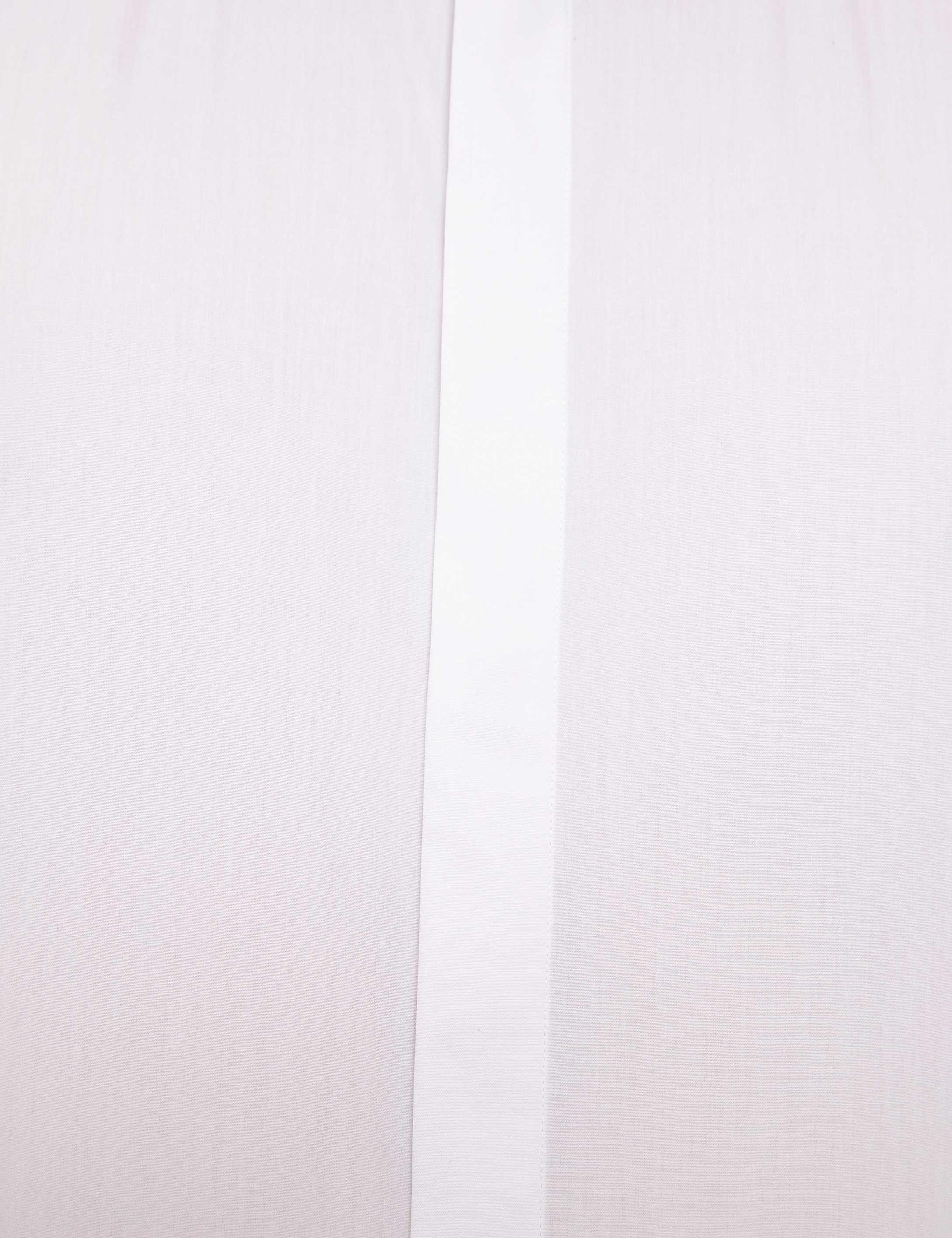 Beyaz Slim Fit Smokin Gömlek