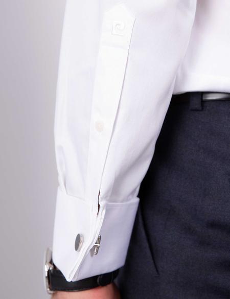 Beyaz Slim Fit Smokin Gömlek - 50204643008