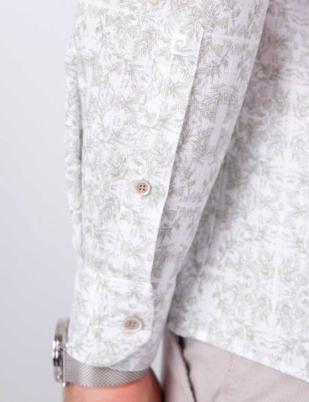 Yeşil Slim Fit Uzun Kollu Gömlek - 50203562001