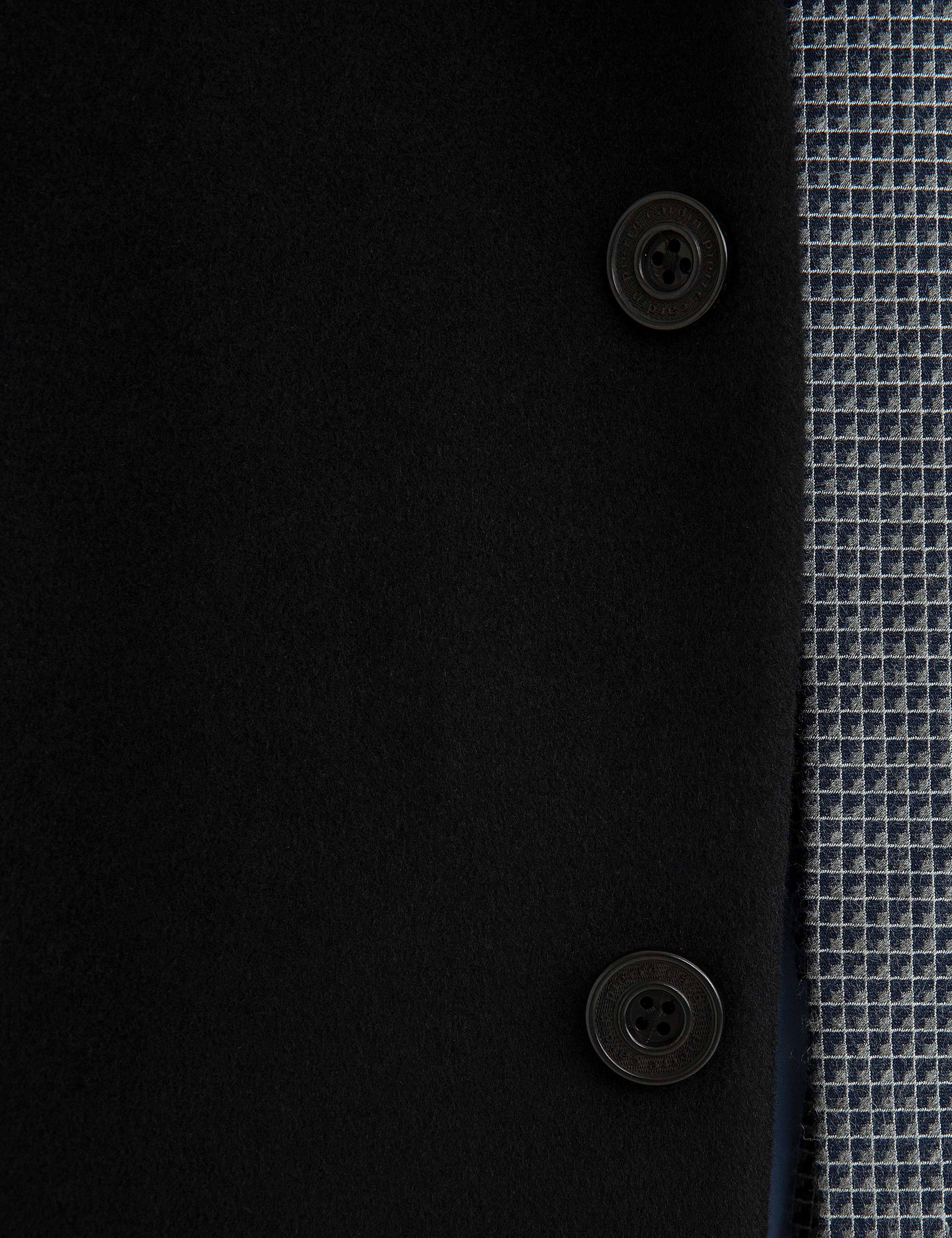 Siyah Slim Fit Kaban - Image 5