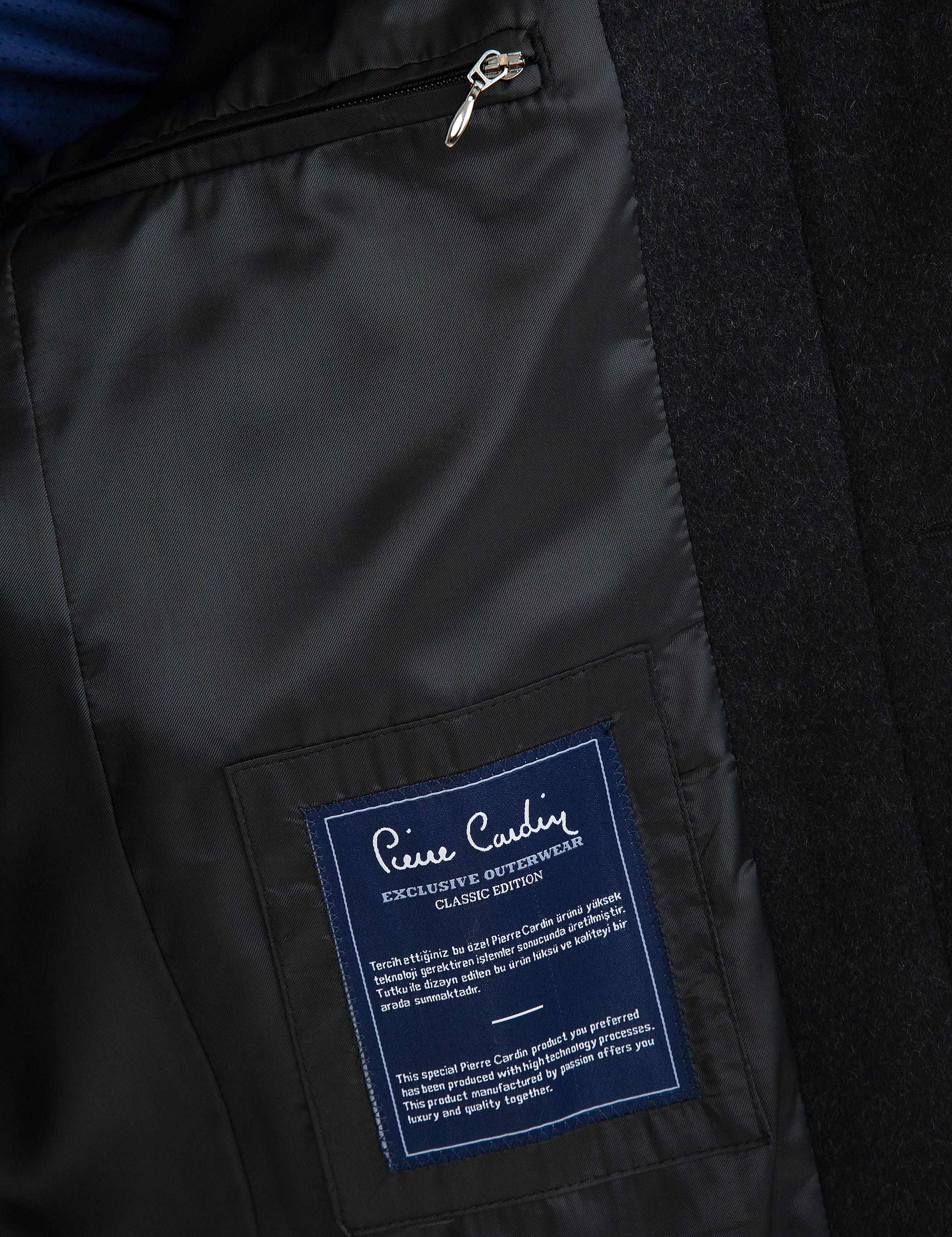 Antrasit Slim Fit Kaban