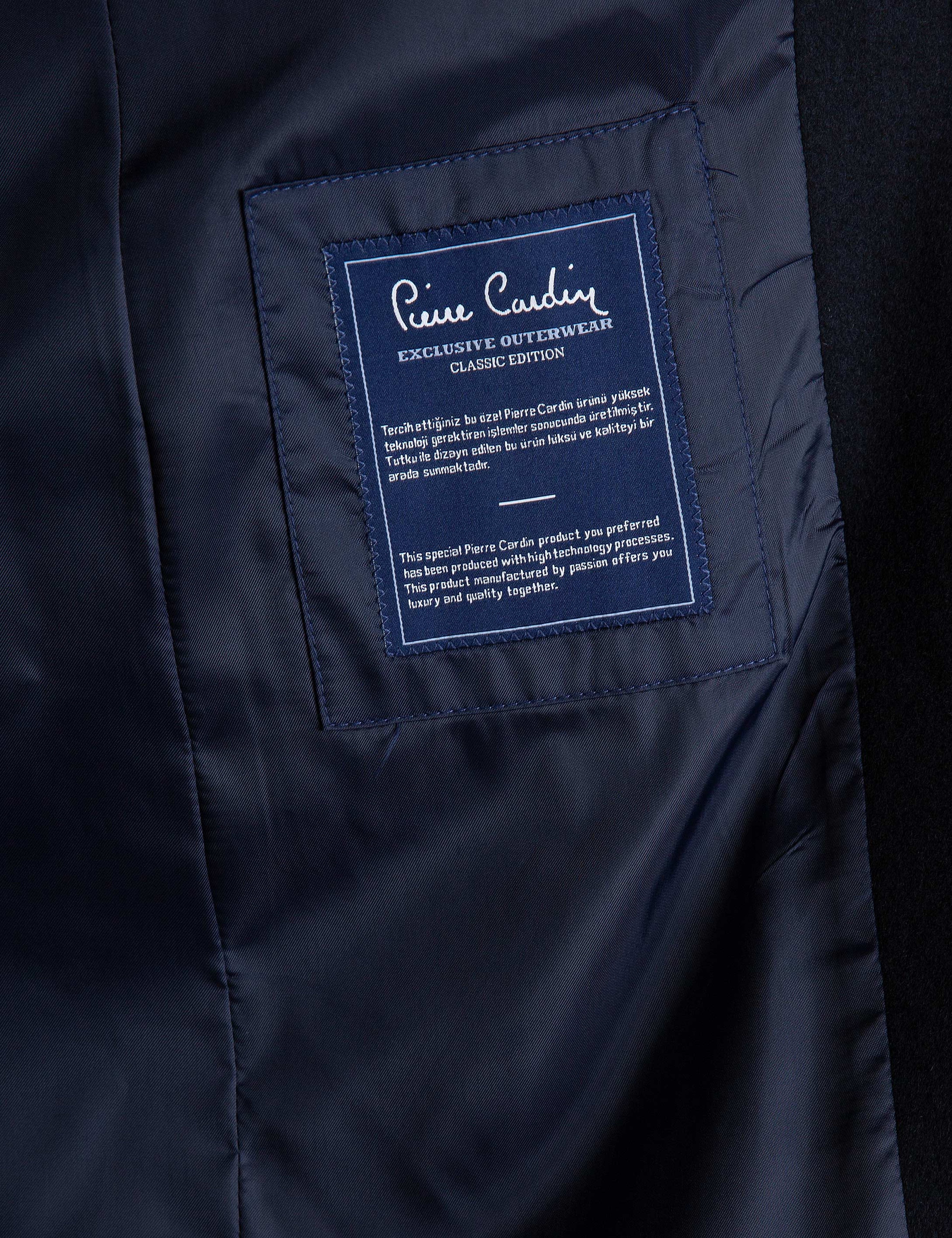 Lacivert Slim Fit Kaban - Image 5